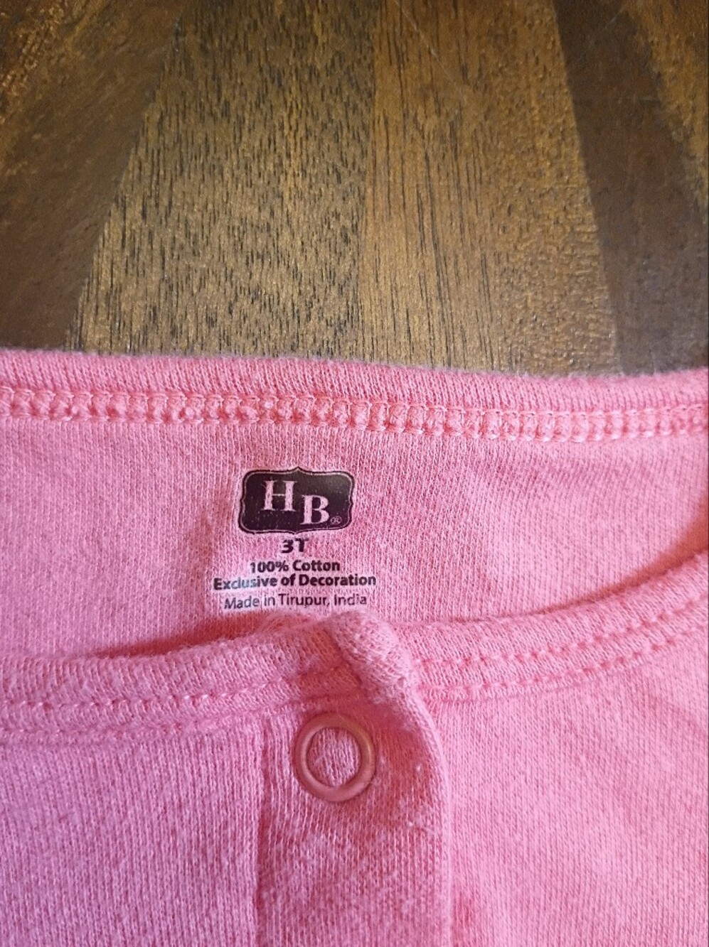 HB Baby Girls Pink Long Sleeve Snap Front Cardigan Sweater Size 3T Cotton - Picture 2 of 7
